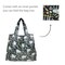 Wrapables Medium Foldable Tote Nylon Reusable Grocery Bag (Set of 2), Love Sloths